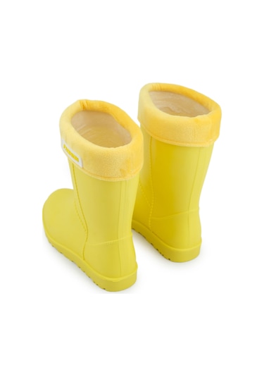 Gezer 00622 Kız Çocuk Termal Astarlı Su Yağmur Geçirmez Çizme Sarı