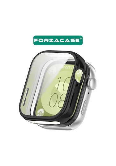 Forzacase Huawei Watch Fit 4 Pro İle Uyumlu Önü Kapalı Ekran Korumalı Silikon Kılıf - Fc010
