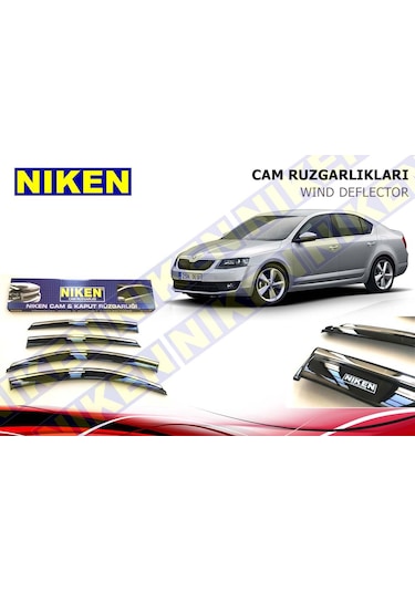 Skoda Octavia Kromlu Cam Rüzgarlığı Niken 2015-2016-2017-2018
