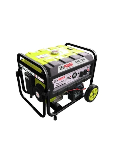 Genpower GBG 110 E 10.5 KVA Benzinli İpli/Marşlı Monofaze Portatif Jeneratör