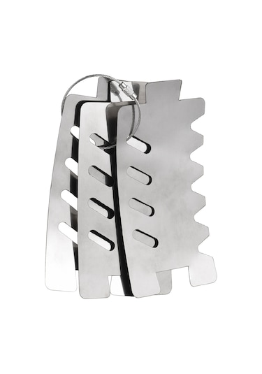 Tomshoo Gümüş Taşınabilir Mini Alüminyum Alaşımlı Alkol Sobası Gümüş