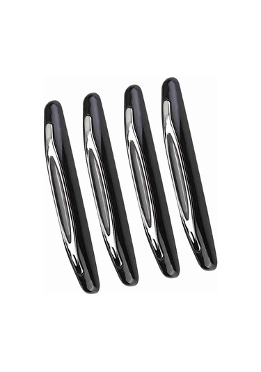 Kosona 4 Adet Siyah Araba Kapısı Koruması - Dayanıklı Plastik, Çizik Ve Çarpma Koruyucu, Kolay Kurulum