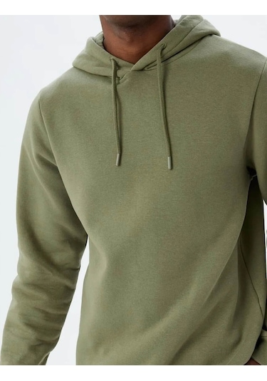 Koton Erkek Sweatshirt Yeşil 5wam70001mk 25ky59000107 Y59210 Yeşil