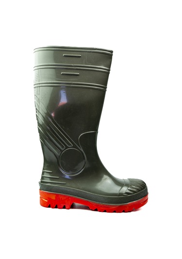 Babalı 2027 Doğan Haki Uzun Kadın İş Çizmesi 36 Cm Siyah