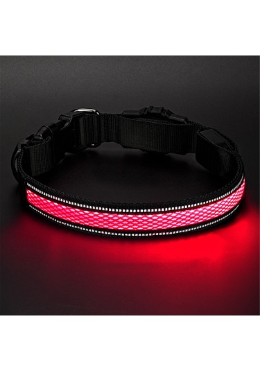 Geeroyoo Su Tasma Işıklı Köpek Tasması - Tip-c Şarjlı, Su Geçirmez, Gps Takip Özellikli Gri
