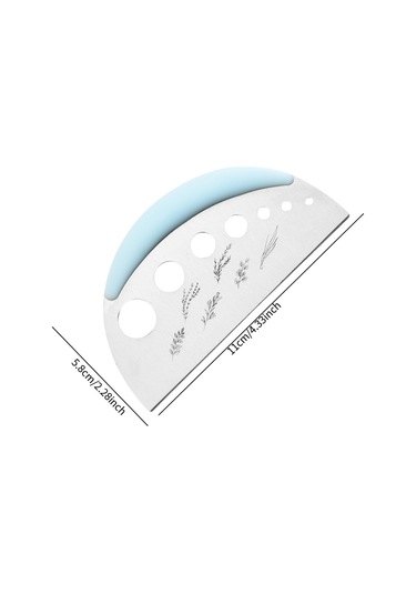 Homyl Kişniş Pazı Kekik Için Ot Soyucu Metal Kesici Yaprak Mavi