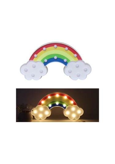 River World Gece Lambası Gökkuşağı Led Işıklı Çok Renkli
