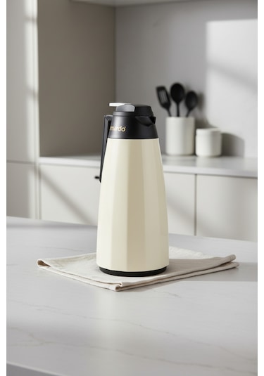 Bernardo Lustra Cam Termos Krem 1.5 Litre Krem