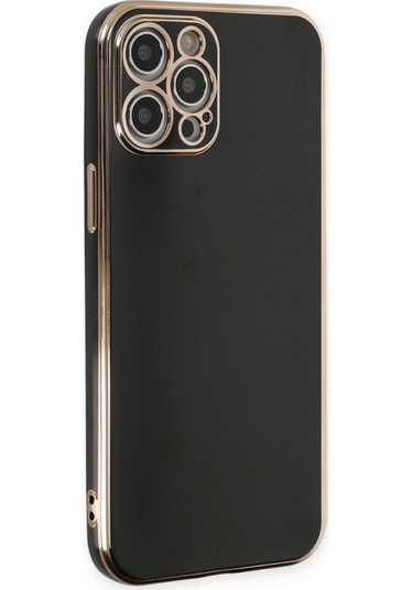 İphone 12 Pro Max Kılıf Luxury Seri Kamera Korumalı Silikon Kapak
