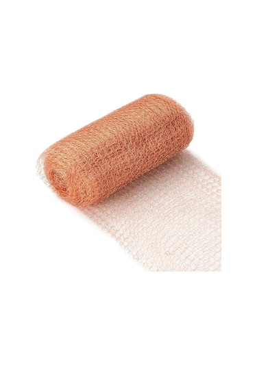 Hongmei Bakır Örgü Sincap Kovucu - Bahçe Ve Ev Koruma İçin Esnek Bakır Bant Bej 4xl