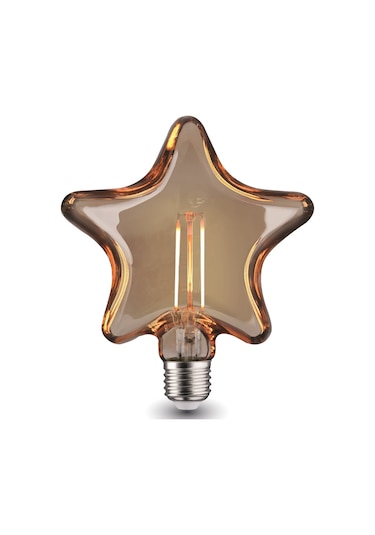 Orbus Yıldız Filament Led Ampul Amber E27 360lm