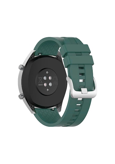 Huawei Watch Gt 2E Kordon 22 Mm Kayış Klasik Silikon Strap K23