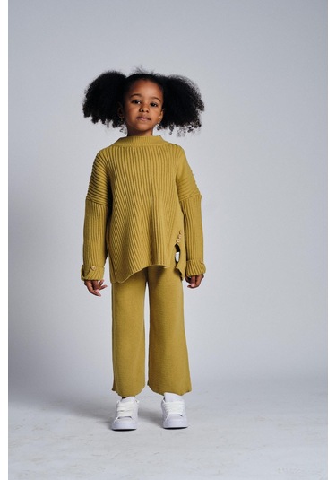 Triko Salaş İkili Takım Fıstık Yeşili