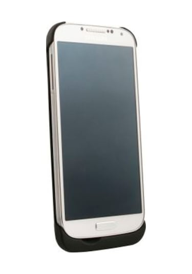 Samsung Galaxy S4 Mini Şarjlı Kılıf Sert Arka Kapak/Kılıf Siyah