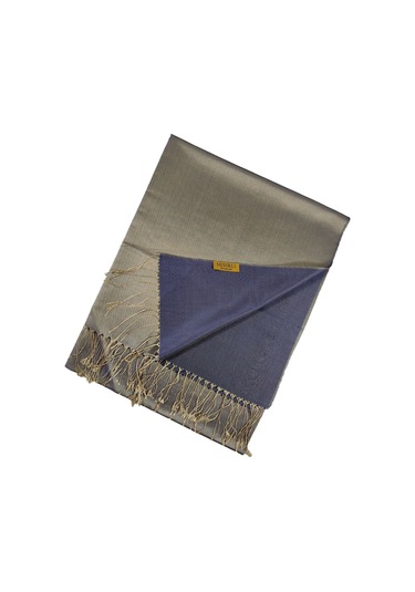 Mısırlı Eşarpları Çift Taraflı Düz Renk Ipek Şal Vizon