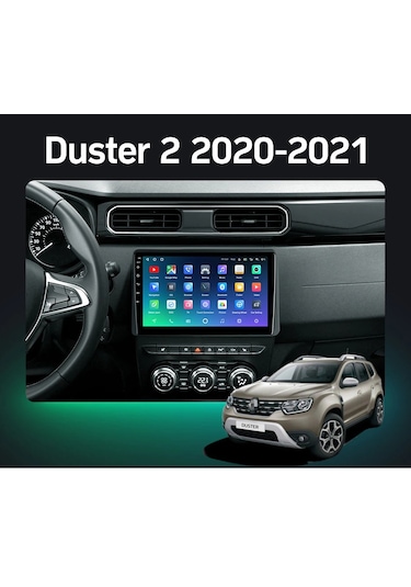DACİA YENİ DUSTER ANDROİD 4GB/64GB MULTİMEDYA 2018 2021 10. İNC HD IPS EKRAN PARK KAMERASI HEDİYELİ