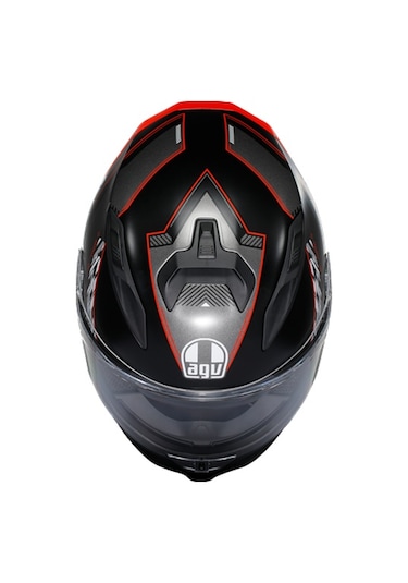 Agv K7 MPLK Kyber Motosiklet Kaskı Siyah - Kırmızı