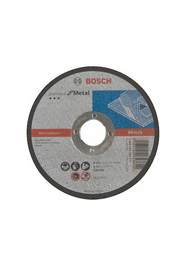Bosch Standard For Metal 115x2.5 mm Düz Aşındırıcı Disk - 2608603164