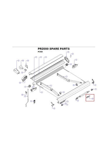 Dometic Pw11/pw10/pr200 4470000010 Tente Yedek Parçası