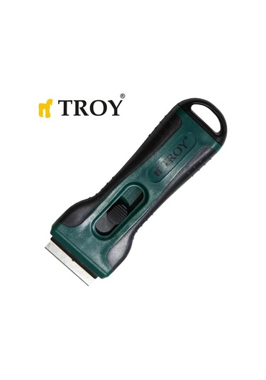 Troy 21607 Plastik Kazıma Bıçağı, 4 Yedek Bıçaklı