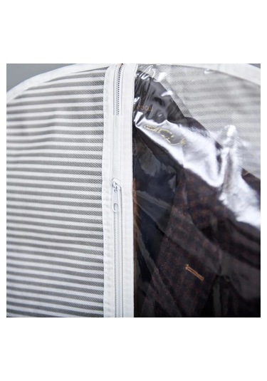 Pencereli Elbise Kılıfı 62x100 Beyaz