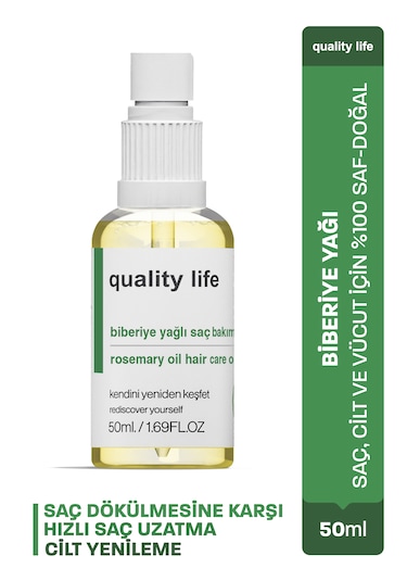Quality Life Biberiye Saç Bakım Yağı 50 ML