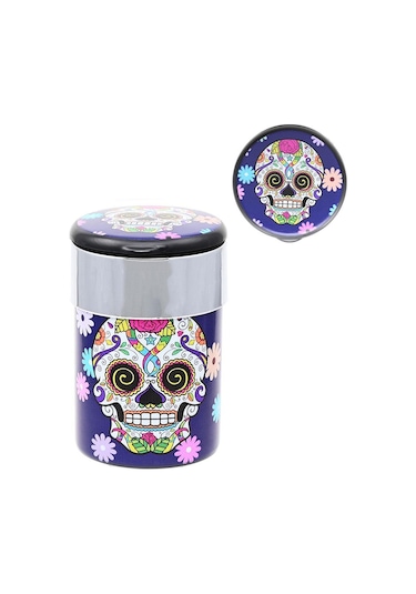 La Catrina Led Işıklı Araç Araba Küllüğü Mor 9cm