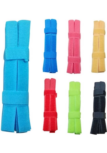 7 Adet Renkli Kablo Düzenleyici Toplayıcı Cırt Yapışkanlı CIRT