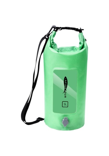 Sones Afıshtour Fw2061 5l Su Geçirmez Sürüklenen Akış Çantası Katlanır Depolama Kovası Paketi Yeşil
