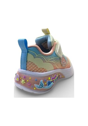 Pepino 2231 Kız Bebek Işıklı Rahat Sneaker Krem