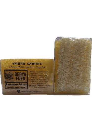 Doğal Kabak Lifli Amber Sabunu 100-120gr 2adet