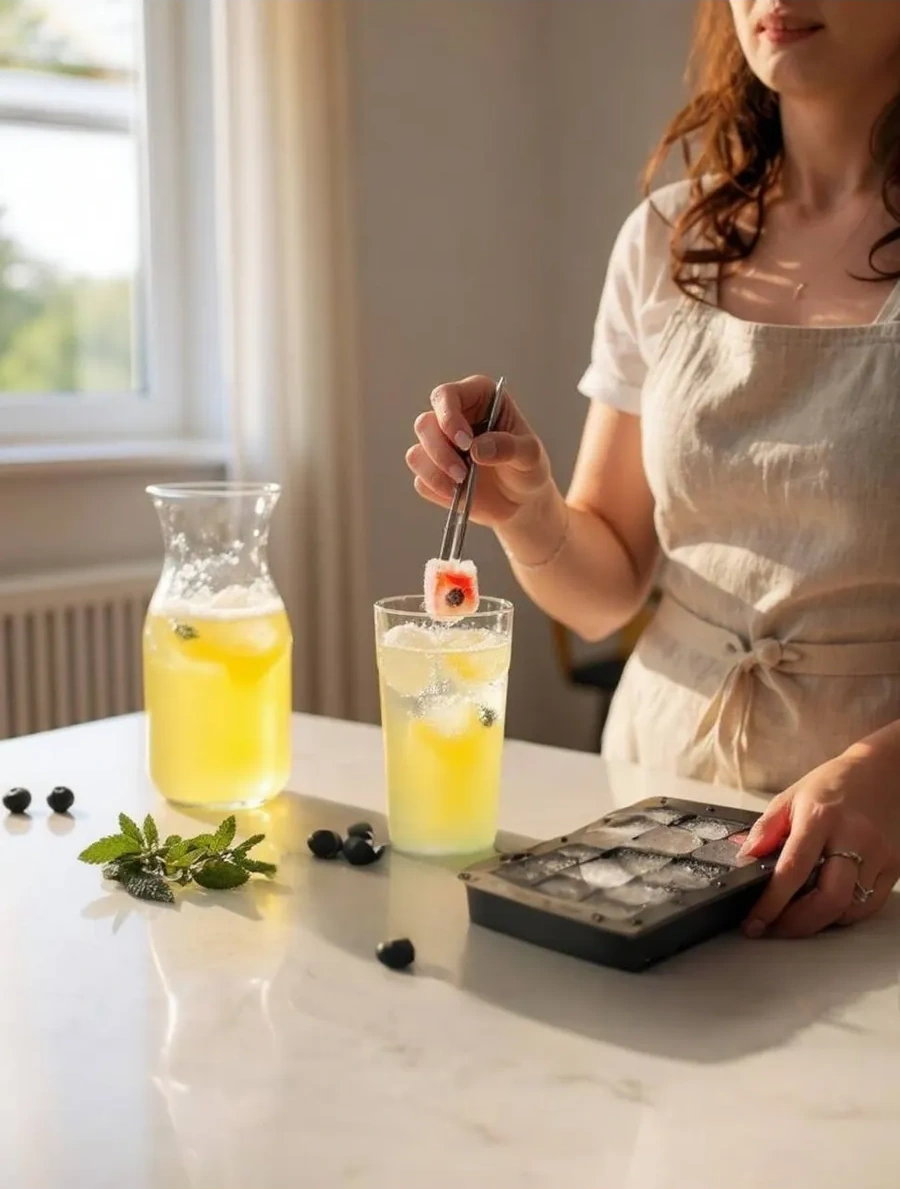 Vesna Krasna Kapaklı 15 Gözlü Silikon Buz Kalıbı 180611496 Siyah