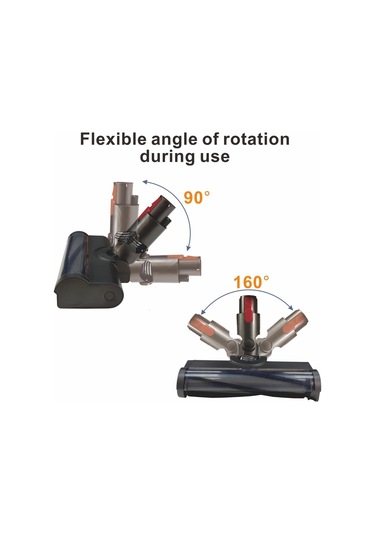 Cbtx V6 Elektrikli Süpürge Zemin Fırça Başlığı İçin Yeşil Led Işıklı