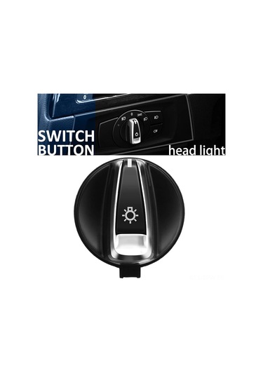 Maiyame Bmw 1 Serisi E88/e82 , 3 Serisi E90/e91 , X1 E84 İçin Abs Plastik Far Kontrol Anahtarı Düğmesi - Parça No: 61319169405