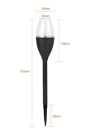 Solar Bahçe Aydınlatma 4 Adet Kutulu Beyaz