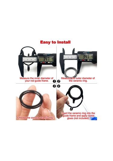 Neevoyu Seramik Olta Halkası Tamir Seti - 40/80/100/120 Parça Seçenekli