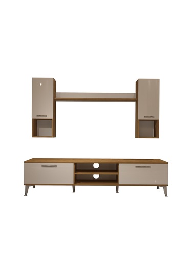 Decoraktiv Eko 5da Mdf Dvd Silver Tv Ünitesi Tv Sehpası Pera - Beyaz