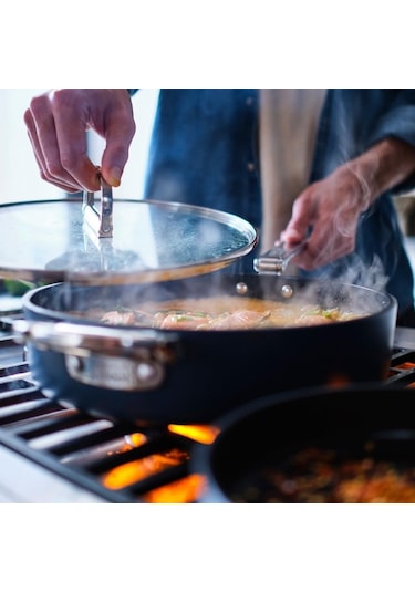 Joseph Joseph Space 28 Cm Kapaklı Sote Tavası Mavi