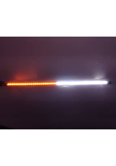 Off Road Çakarlı Led Koyu Turuncu-beyaz Çift Renk 24 Modlu Kumand