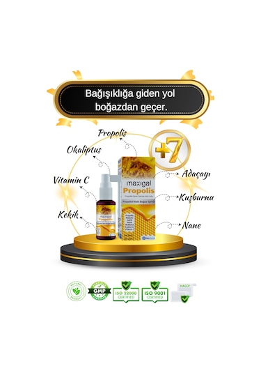 Maxigal Propolisli Ballı Boğaz Spreyi 30 ML