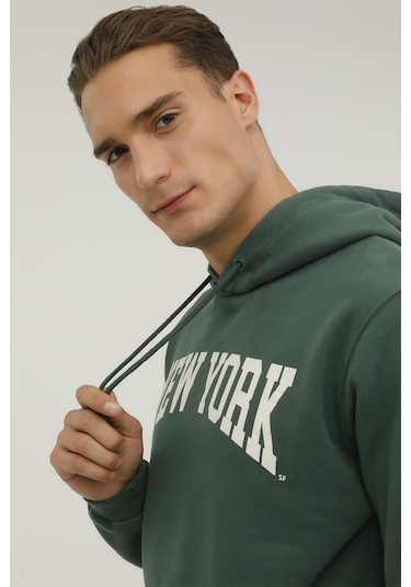 Superfly MEN KAPŞ. SWEAT-10 Yeşil Erkek Sweatshirt Yeşil