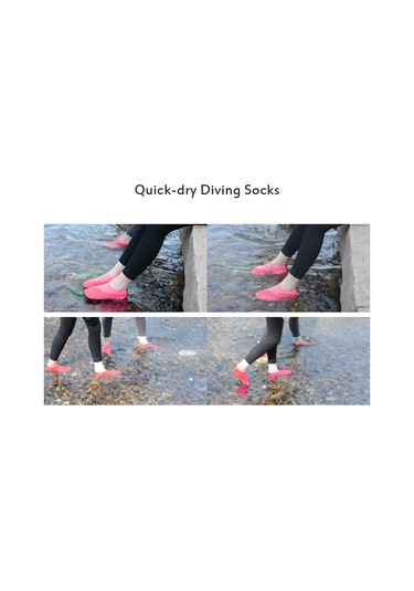 Geeroyoo Hızlı Kuruyan Anti-kayak Dalış Çorabı - Nefes Alabilir Ve Hafif Su Sporları Ayağı