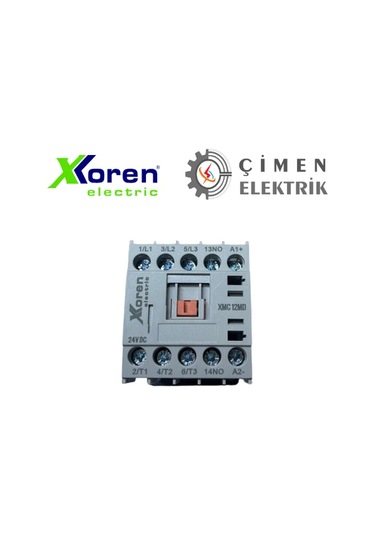 Xkoren 12a 5,5kw 24v Dc Kontaktör 1na Xmc-12md-10s/24v