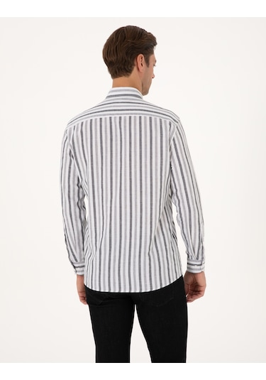 Pierre Cardin Erkek Siyah Gömlek Desenli 50312269-vr046 Siyah