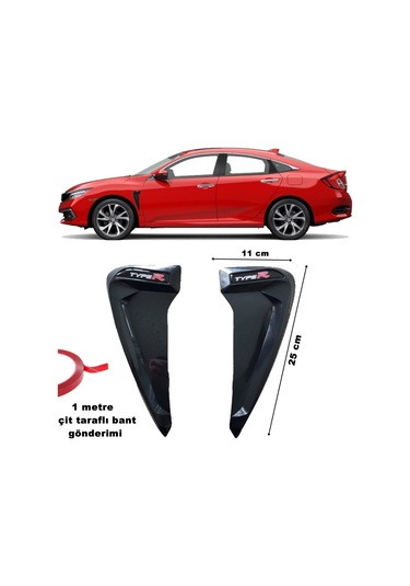 Point Typer Çamurluk Venti Piano Black Esnek Üniversal 2 Adet N11.52425