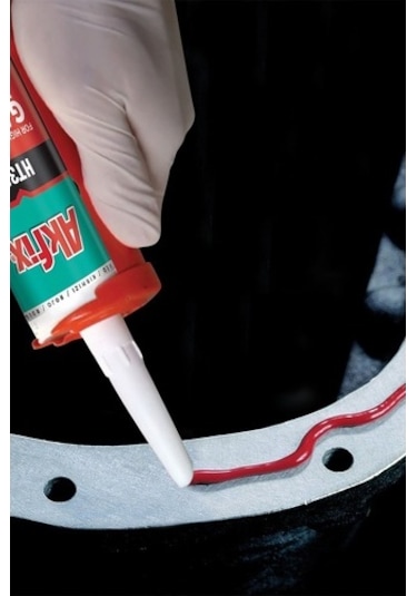 Akfix Ht300 Yüksek Isı Silikonu Sıvı Conta 310Ml Kırmızı