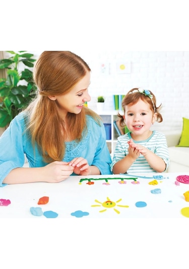 Doğum Günü Oyun Hamuru 150 Gr. - Oyun Hamuru Seti - Hamur Setleri - Hamur Kalıpları Çok Renkli