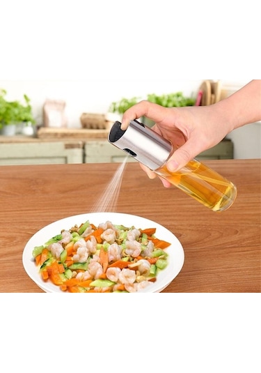 250 ML Plastik Yağ Limon Sos Spreyi Yağ Şişesi Yağdanlık