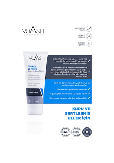 Voyash Onarıcı El Kremi 75 ML