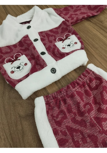 Egişbaby Kız Bebek Baskılı İkili Takım Çok Renkli